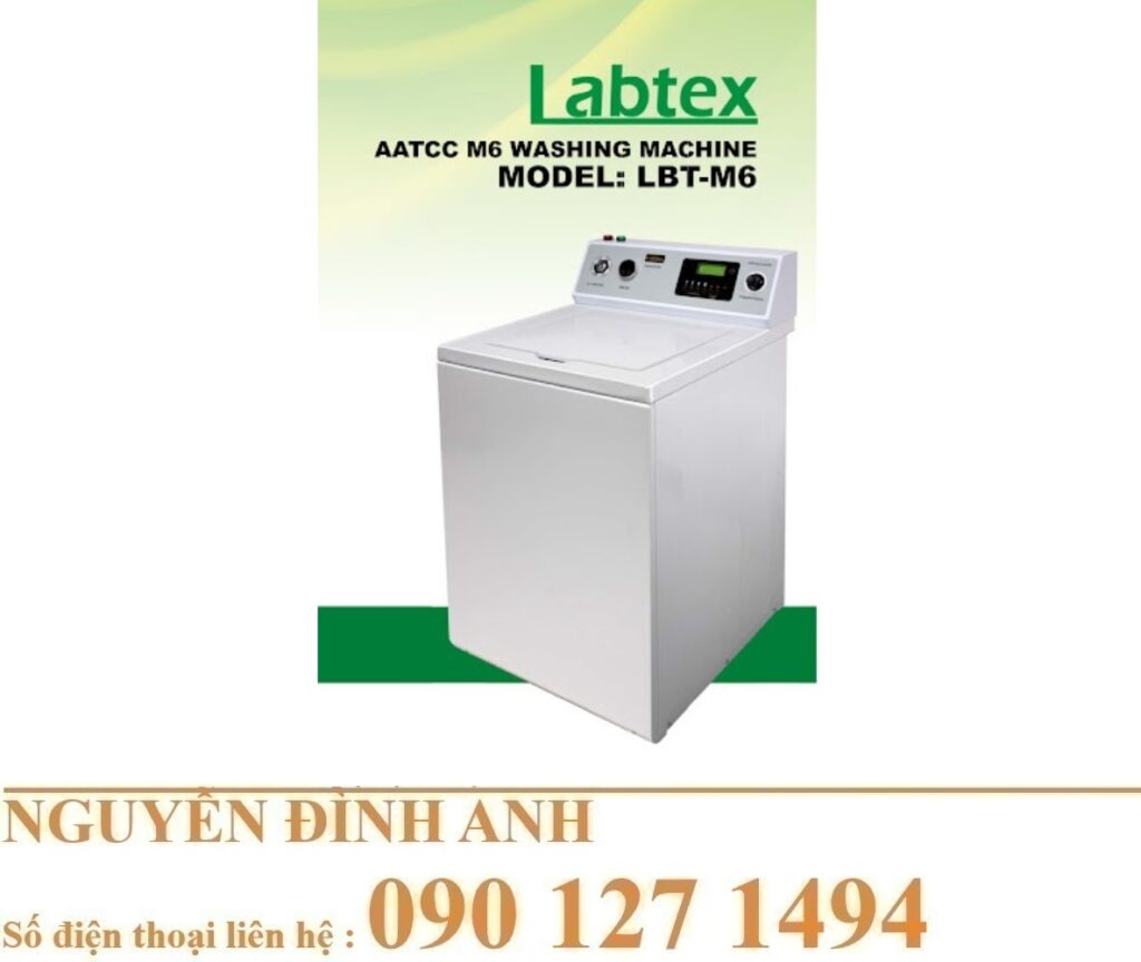 Máy giặt LBT M6 - Chuẩn AATCC cho phòng thí nghiệm may mặc