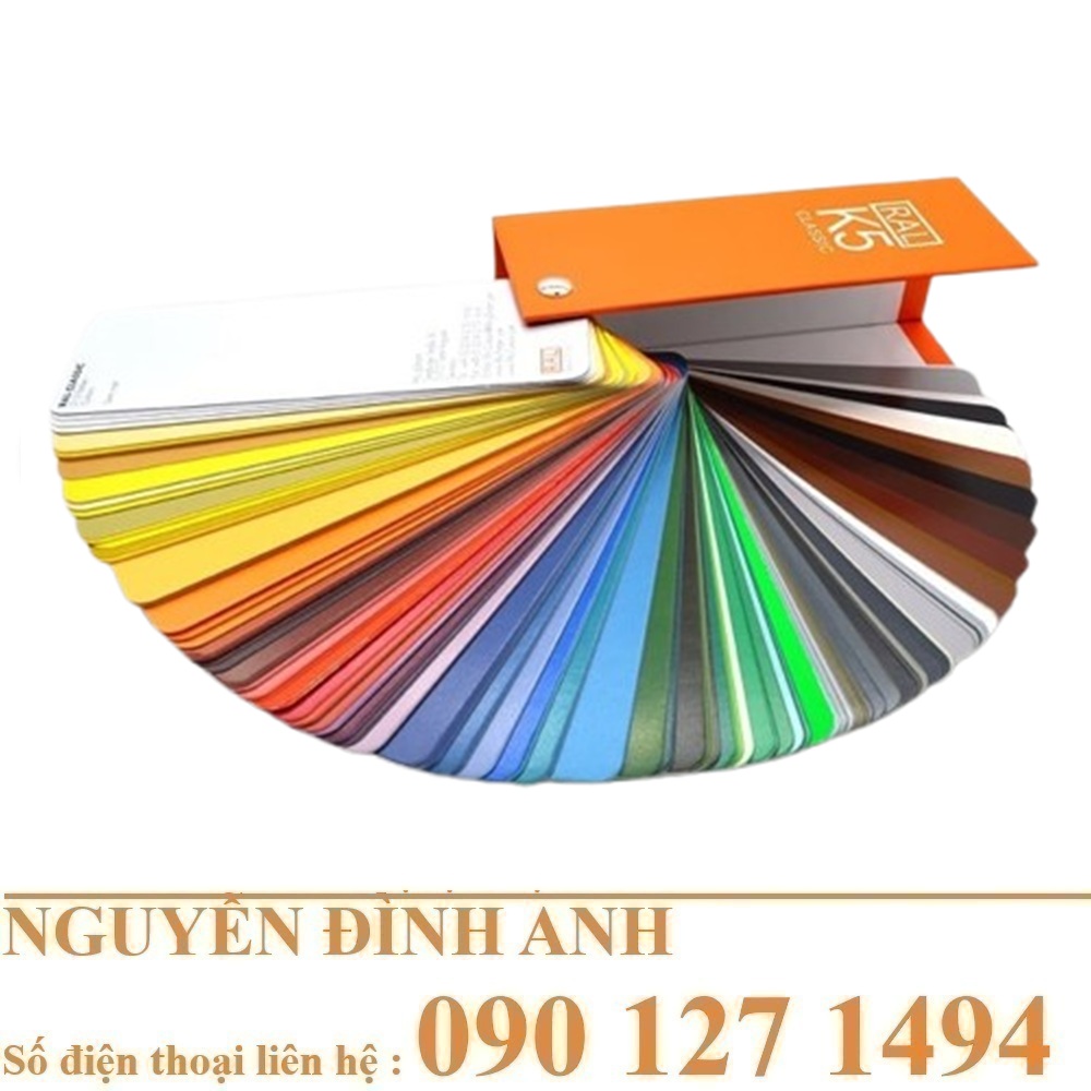  Quạt màu RAL K5 – Giải pháp cung cấp màu chuẩn cho ngành sơn công nghiệp